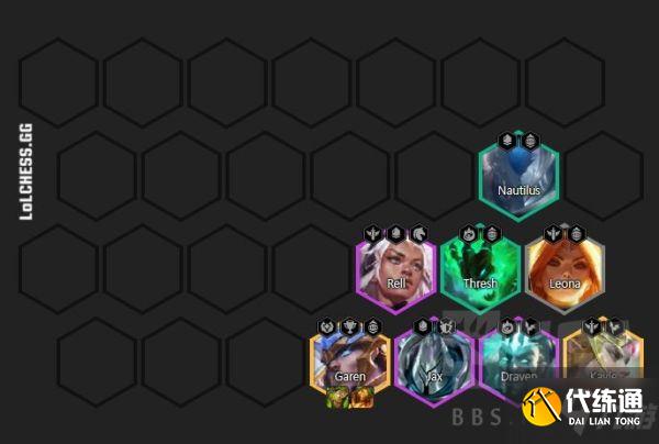 《云顶之弈》11.16版4骑士德莱文天使双C阵容