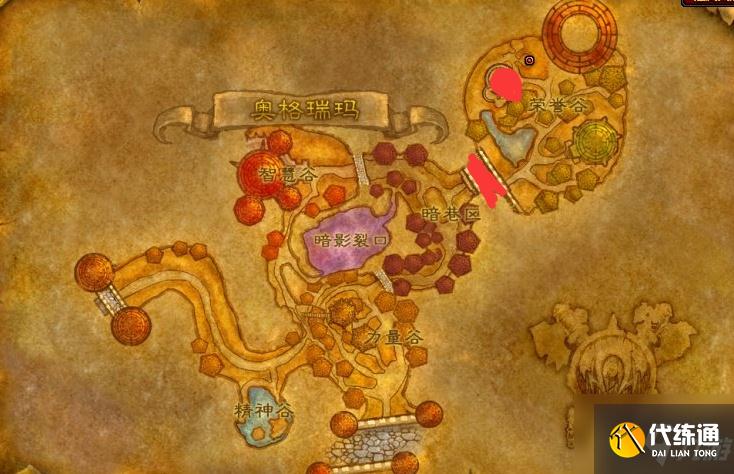 魔兽世界tbc奥格瑞玛木桩位置在哪