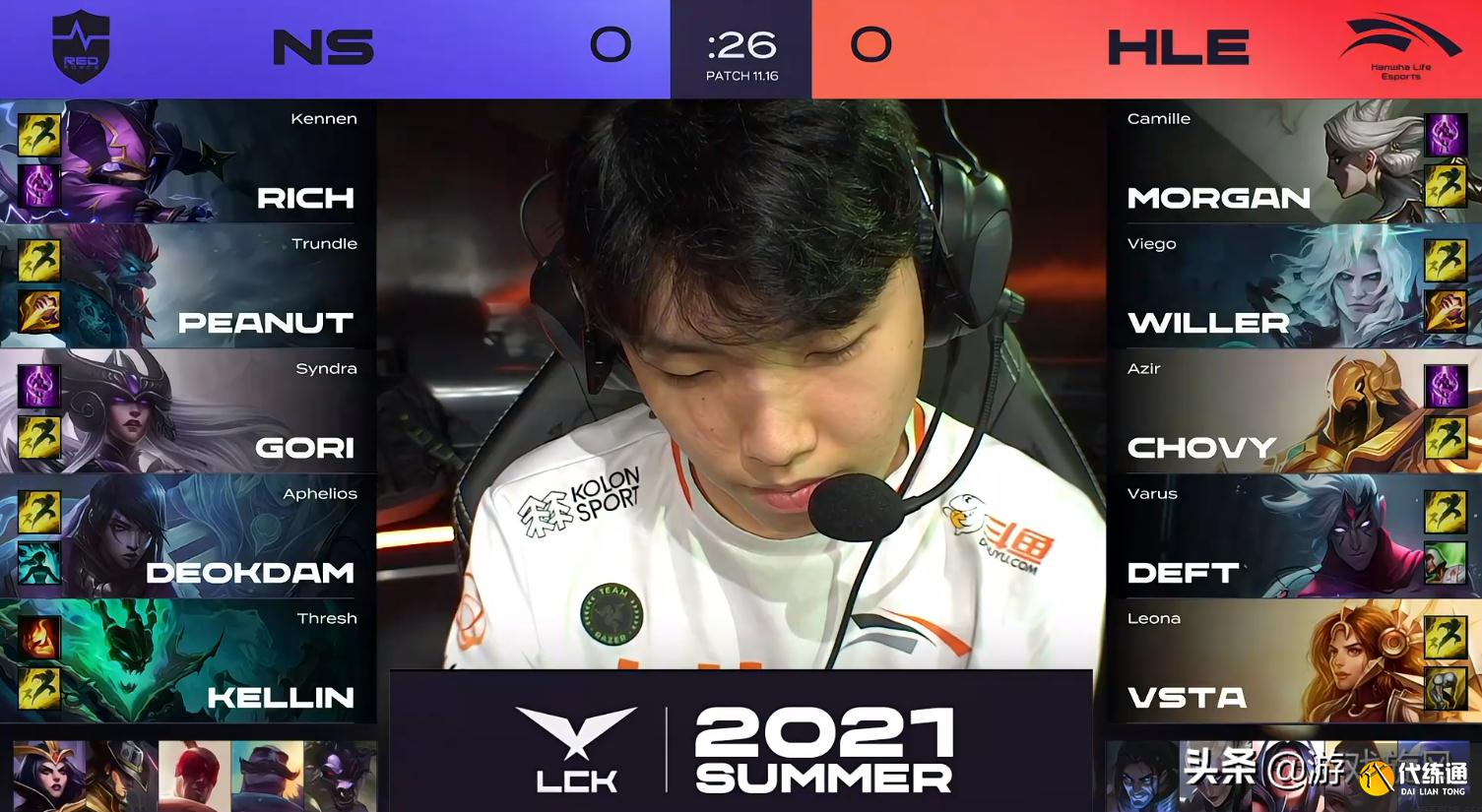 LOL：Deft状态拉满对线打穿，NS上中离谱TP白给韩华碾压获胜