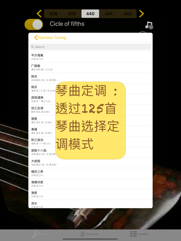 古琴调音器-调音,定弦,音准