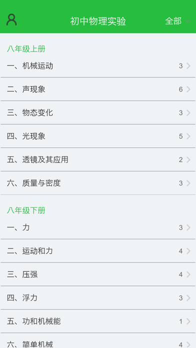 初中物理实验