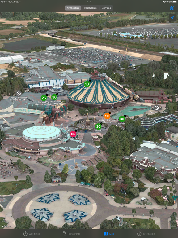 MagiPark巴黎迪士尼乐园了解您最喜爱景点的等待时间