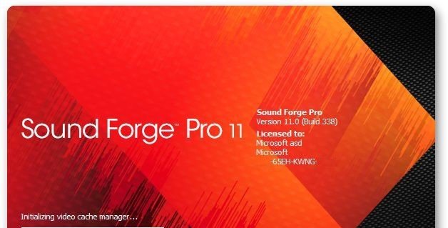 sound forge 11汉化版 sound forge pro11中文修改版