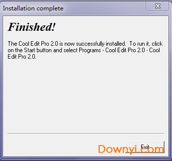 cool edit pro2.0修改版