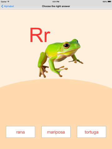 西班牙语字母卡和测验