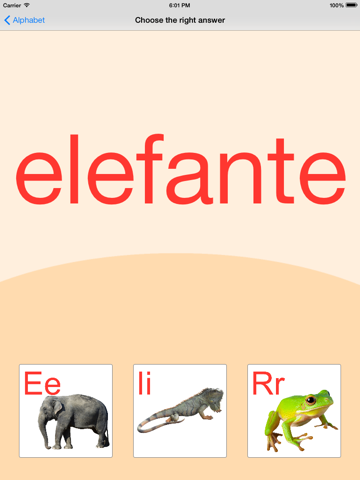 西班牙语字母卡和测验