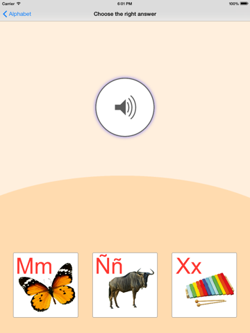 西班牙语字母卡和测验