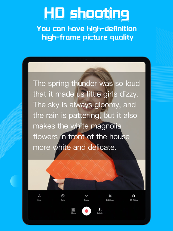 提词器_美颜相机上的悬浮窗让你爱上题词的台词宝提词大师