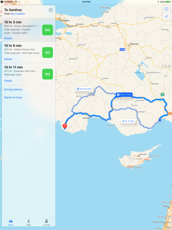 Ancient Pin - 古代地方, 考古地点