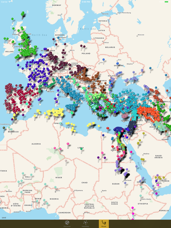 Ancient Pin - 古代地方, 考古地点