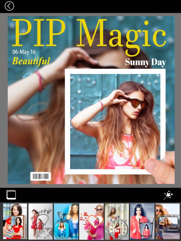 PIP Magic - 自拍相机编辑器框架拼贴制造商