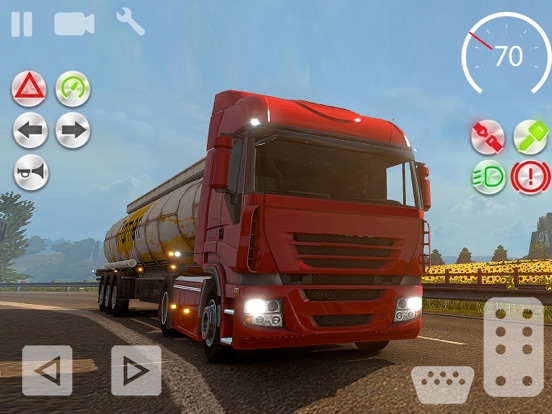 卡车模拟器游戏 : 艰难的道路 - Truck Sim 21
