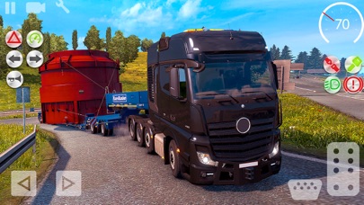 卡车模拟器游戏 : 艰难的道路 - Truck Sim 21