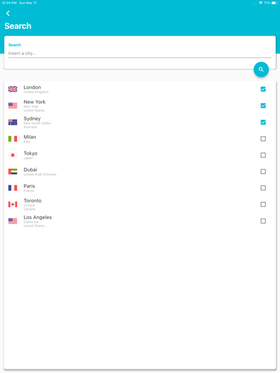 世界时钟 - 时区, 旅行
