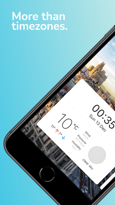 世界时钟 - 时区, 旅行