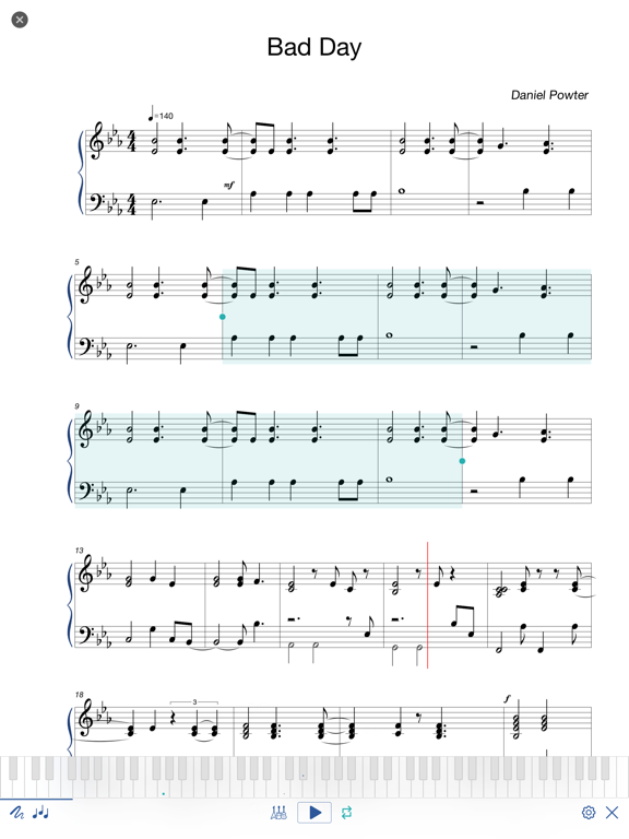 乐谱吧 - 钢琴谱、五线谱、电子琴谱
