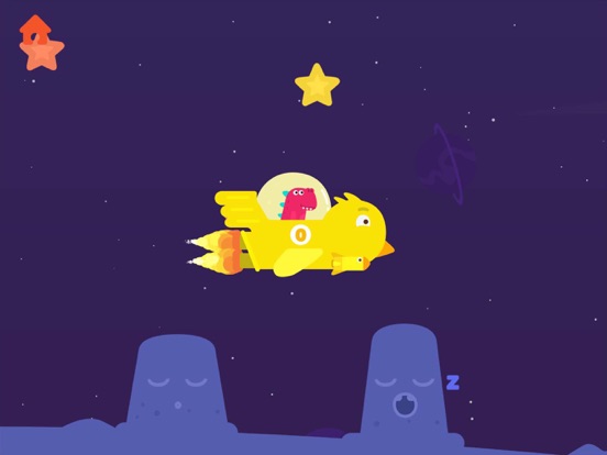 儿童飞机游戏：太空大冒险-恐龙宝宝开战机探索星球益智飞行游戏