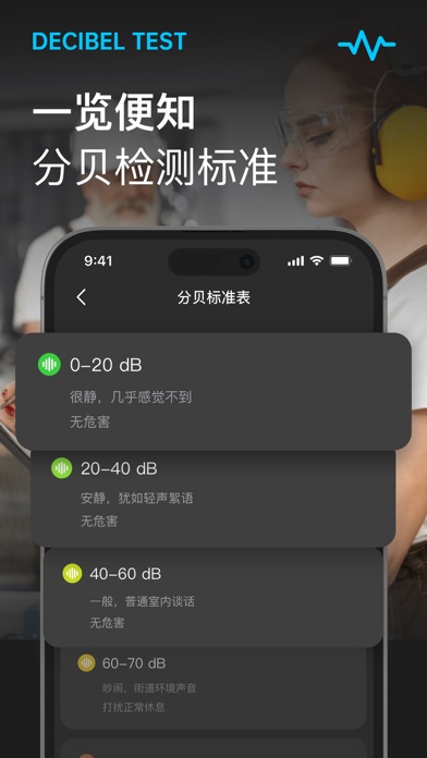 分贝测试仪-记录实时测噪音神器