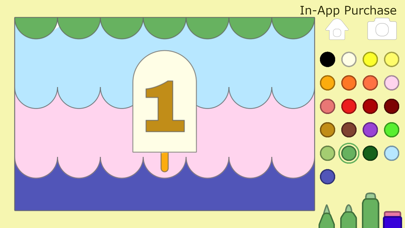 宝宝孩子涂色游戏 - 学前填色画本