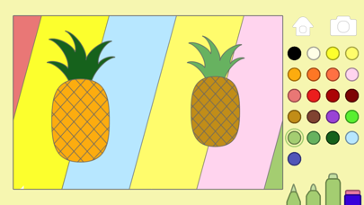 宝宝孩子涂色游戏 - 学前填色画本