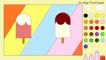 宝宝孩子涂色游戏 - 学前填色画本