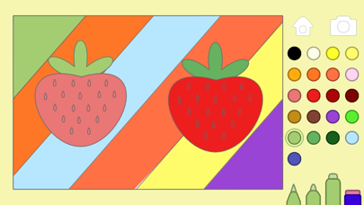 宝宝孩子涂色游戏 - 学前填色画本