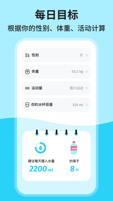 吨吨喝水-超可爱喝水记录时间提醒APP