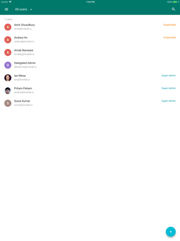 Google 管理控制台