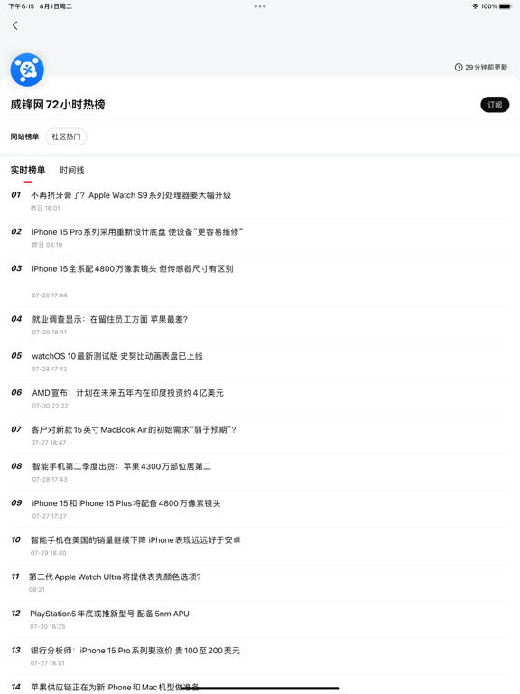 要知 - 24小时汇报全网热榜热搜头条