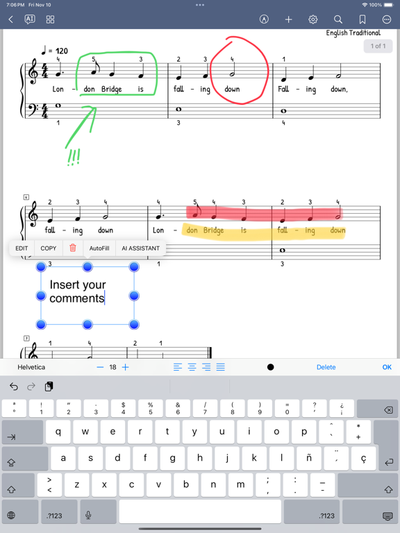 乐谱 Sheet Music - 五线谱钢琴谱打谱软件
