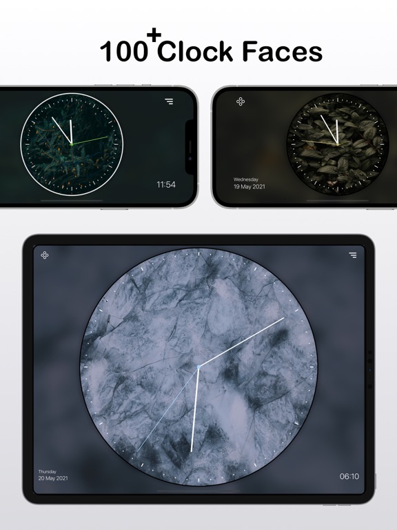 桌面时钟 - 全屏表盘显示时间小组件 Widget