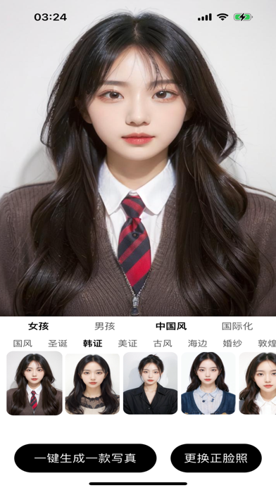 72写真-ai换脸软件变装壁纸美图秀猫轻千颜趣咔叽智能相机拍