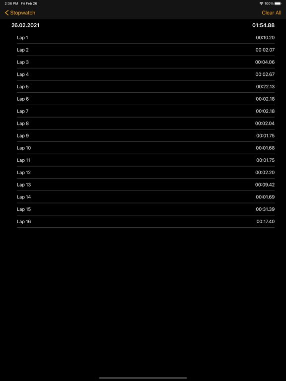 运动和工作秒表