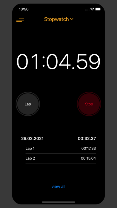 运动和工作秒表