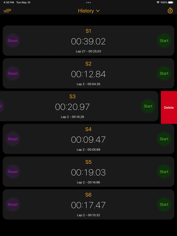 运动和工作秒表