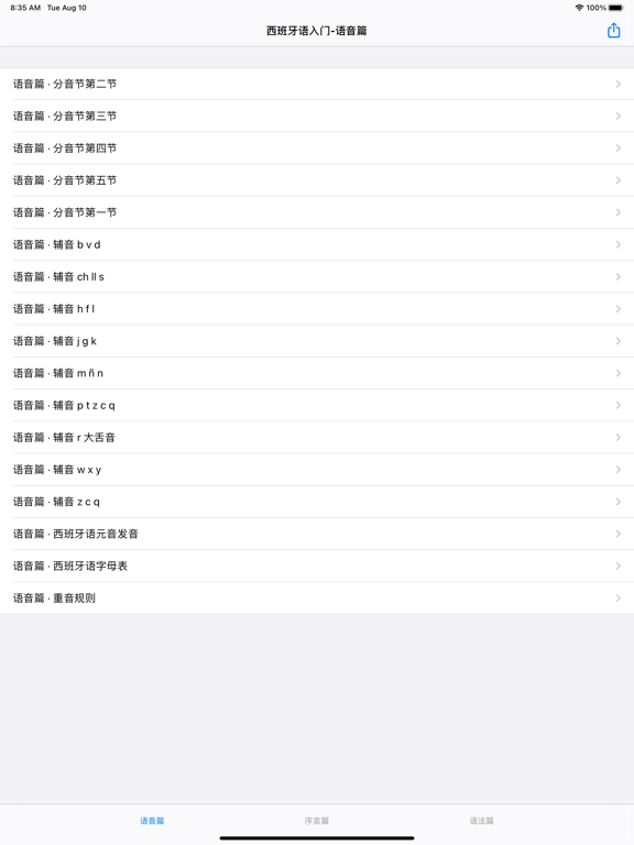 西班牙语入门教程