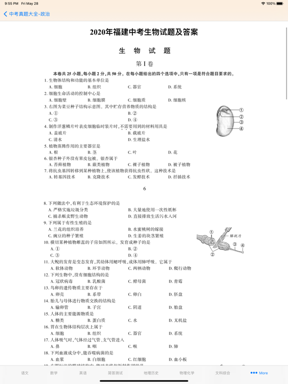 中考真题汇总全