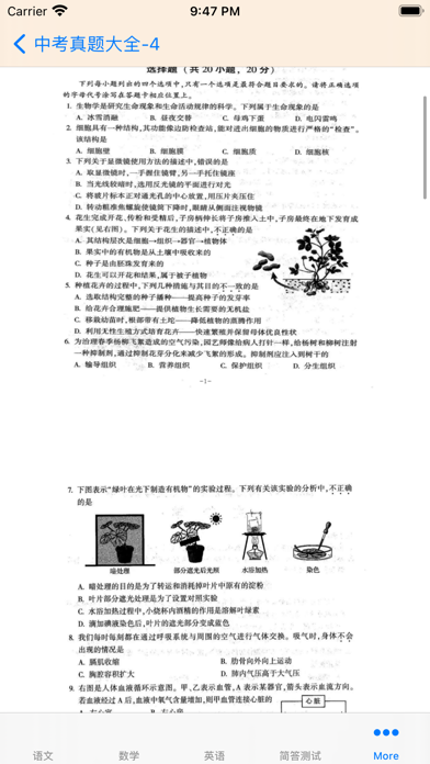 中考真题汇总全