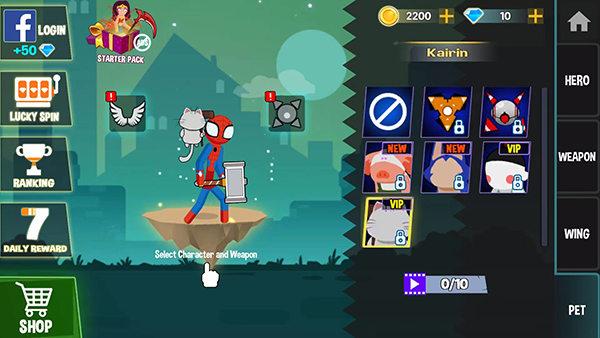 波比vs火柴人游戏(Stickman Fighting Supreme)v1.0.30 最新版