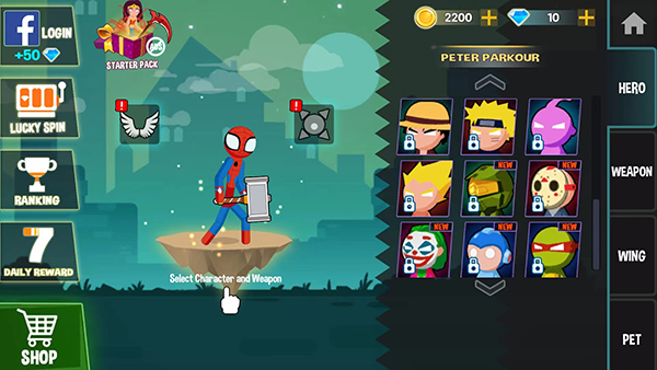 波比vs火柴人游戏(Stickman Fighting Supreme)v1.0.30 最新版