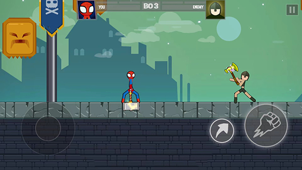 波比vs火柴人游戏(Stickman Fighting Supreme)v1.0.30 最新版