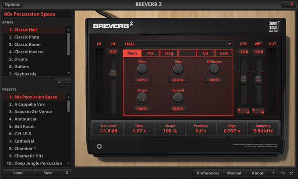 overloud breverb 2(混响效果器)下载v2.0 官方特别版