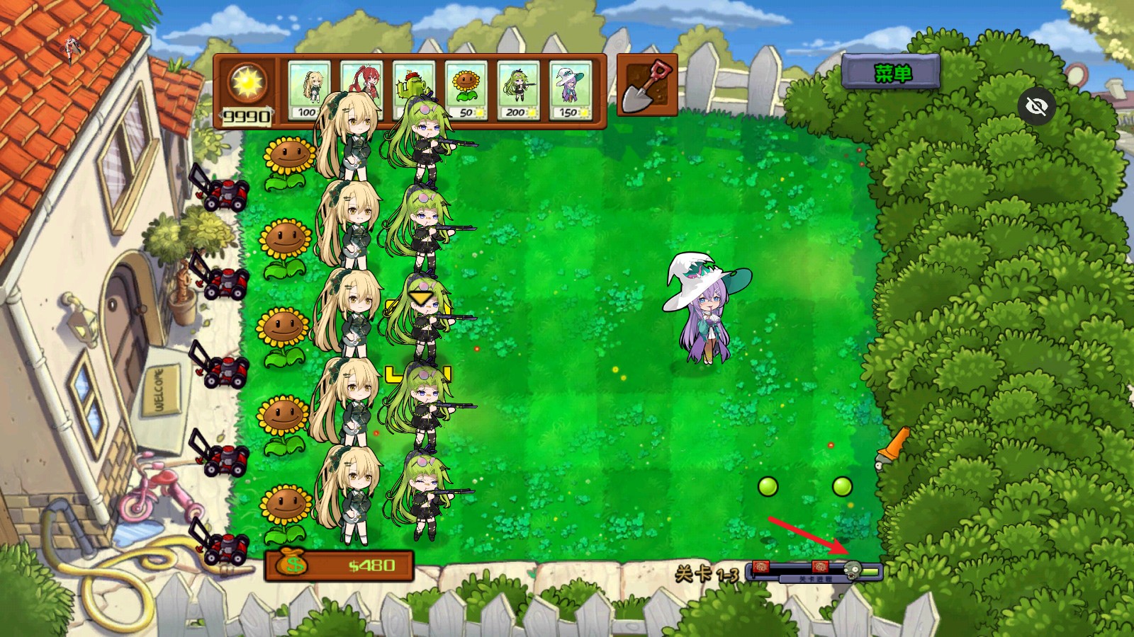 植物娘大战僵尸TV触控版游戏下载v1.4.8 安卓版