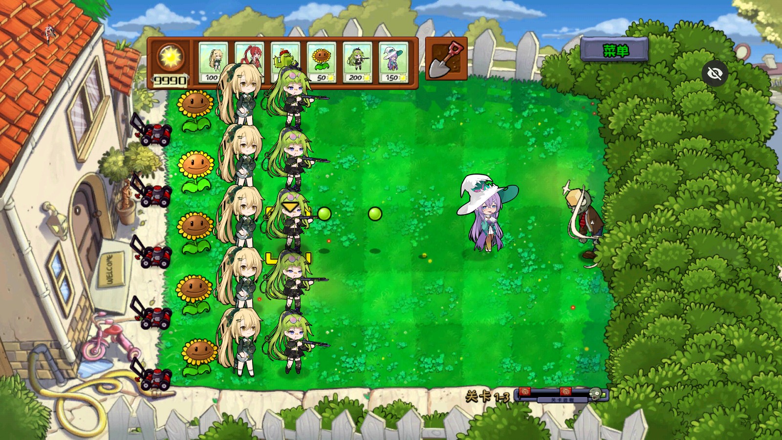 植物娘大战僵尸TV触控版游戏下载v1.4.8 安卓版
