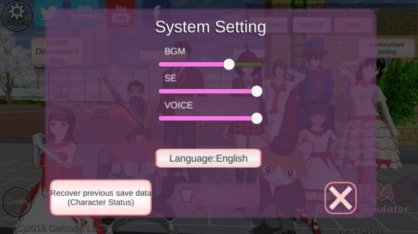 樱花校园模拟器1.045.11最新版本(SAKURA SchoolSimulator)v1.045.11 安卓版