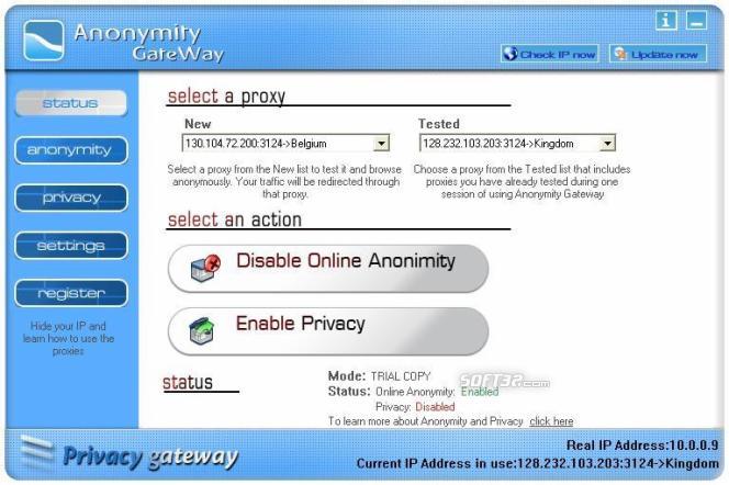 anonymity gateway(清除浏览过的网页信息)下载v2.9 免费版