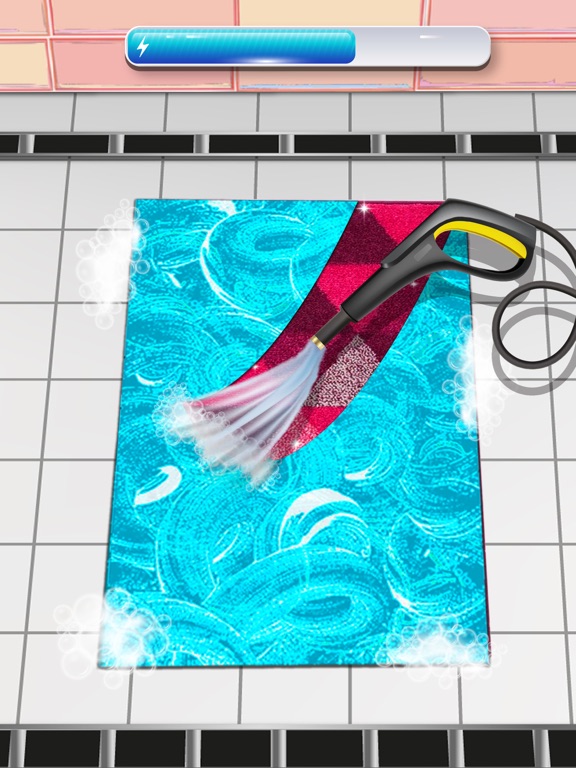 地毯 打扫 ASMR 洗涤 深层清洁 压力冲洗