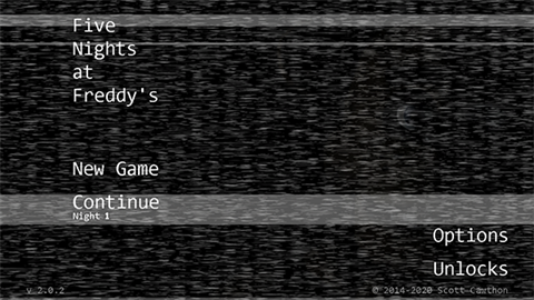 玩具熊的午夜后宫五夜诡守游戏(Five Nights Before Freddys)v1.0 最新版