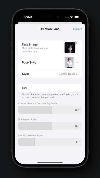 映画相机- 人物肖像生成
