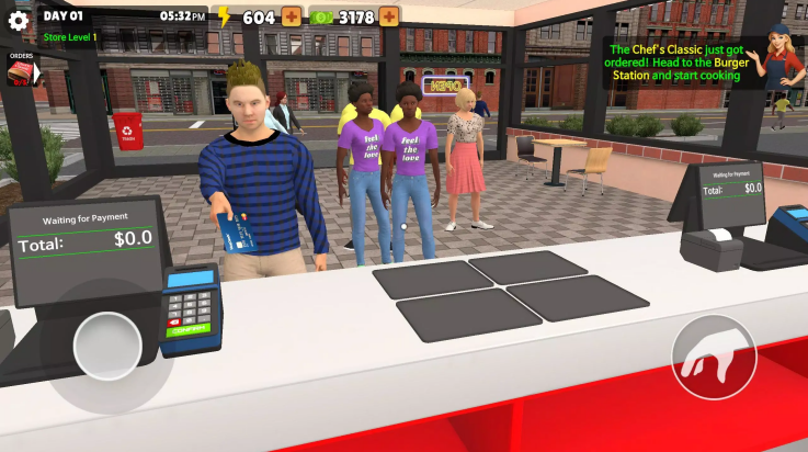 我的汉堡屋模拟器手机版v1.0.9 最新版